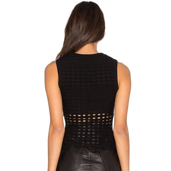 T by Alexander Wang Perforated Hole Tank ASO Isabelle Lightwood - Picture 4 of 12